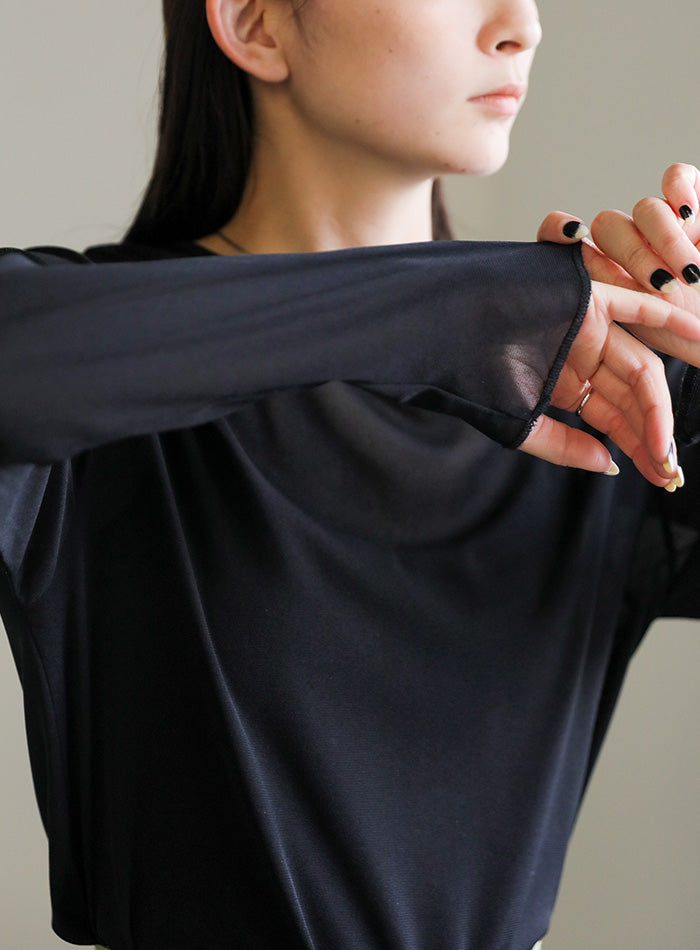 クルーネックシアープルオーバー – SELECT MOCA