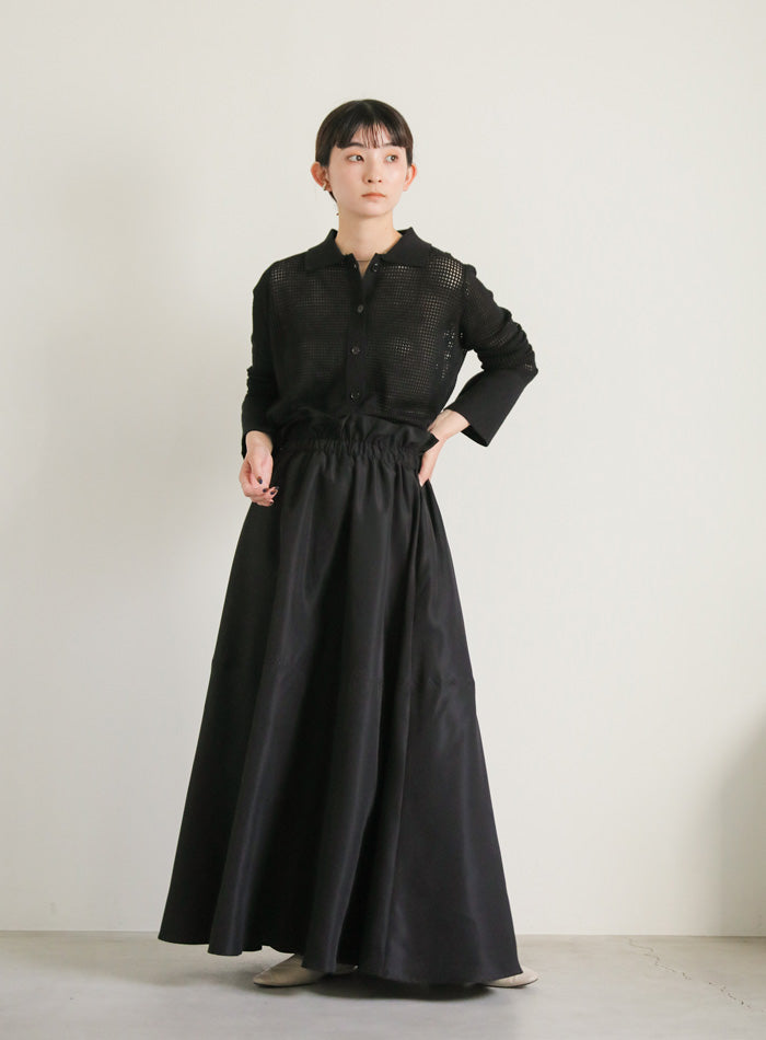 ロングカフスメッシュトップス【SALE】