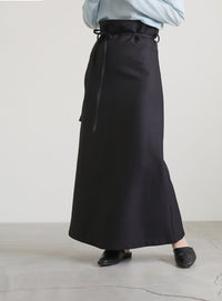 ハイウエストセミフレアスカート【SALE】