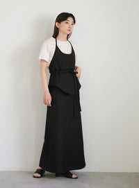 ハイウエストセミフレアスカート【SALE】