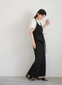 ハイウエストセミフレアスカート【SALE】