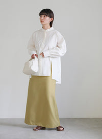 ハイウエストセミフレアスカート【SALE】