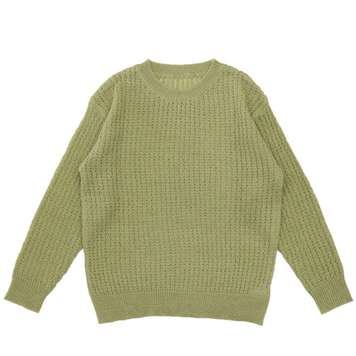クルーネックシアーニット【SALE】
