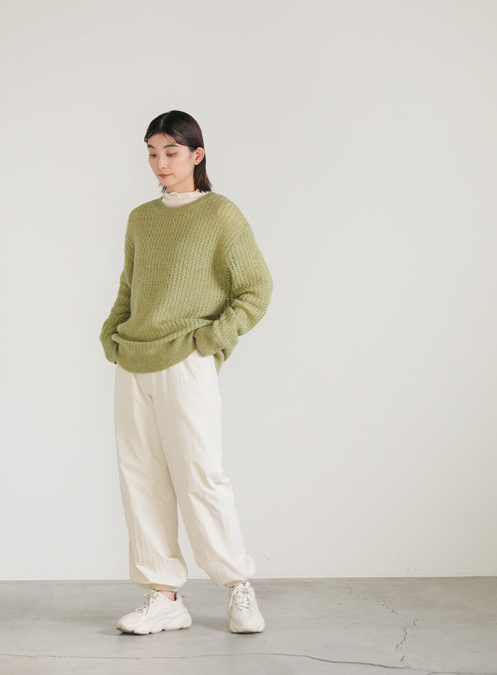 クルーネックシアーニット【SALE】