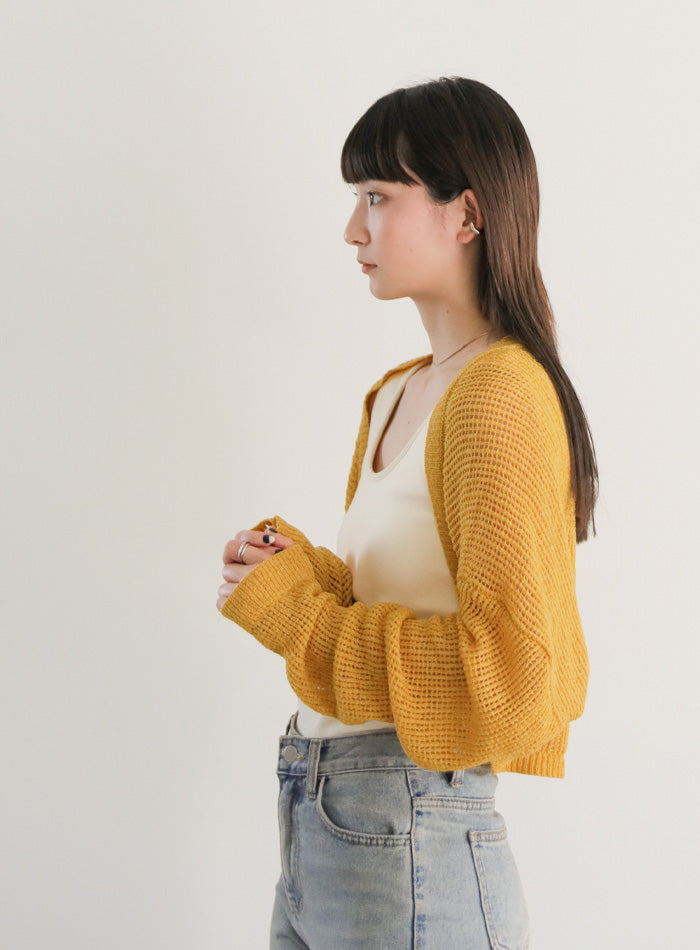 メッシュニットボレロ【SALE】