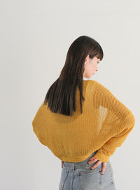 メッシュニットボレロ【SALE】