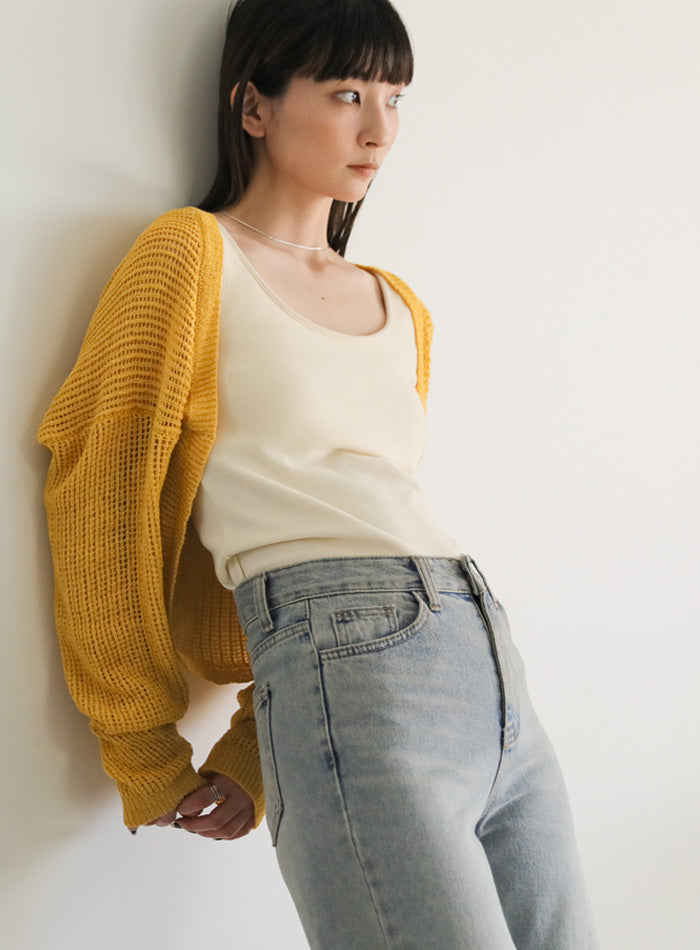 メッシュニットボレロ【SALE】