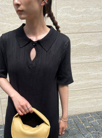 ランダムリブニットワンピース【SALE】
