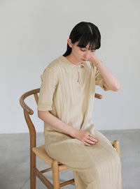 ランダムリブニットワンピース【SALE】