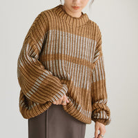 マルチカラーデザインニット【SALE】