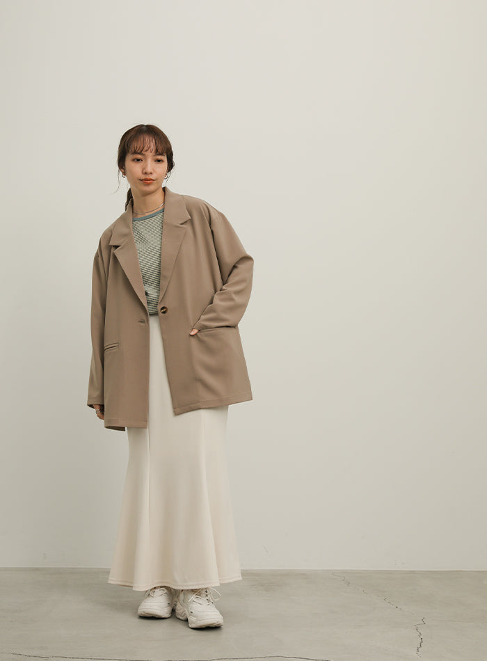サイドスリットルーズジャケット【SALE】