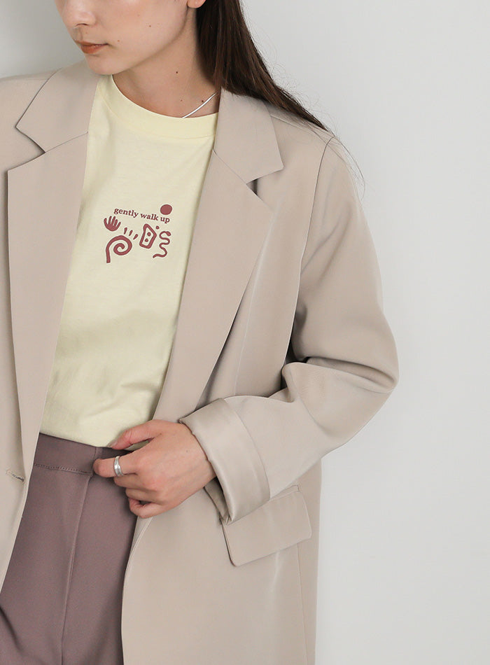 フロントニュアンスロゴTシャツ – SELECT MOCA