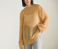 hemp leaf looseknit【SALE】