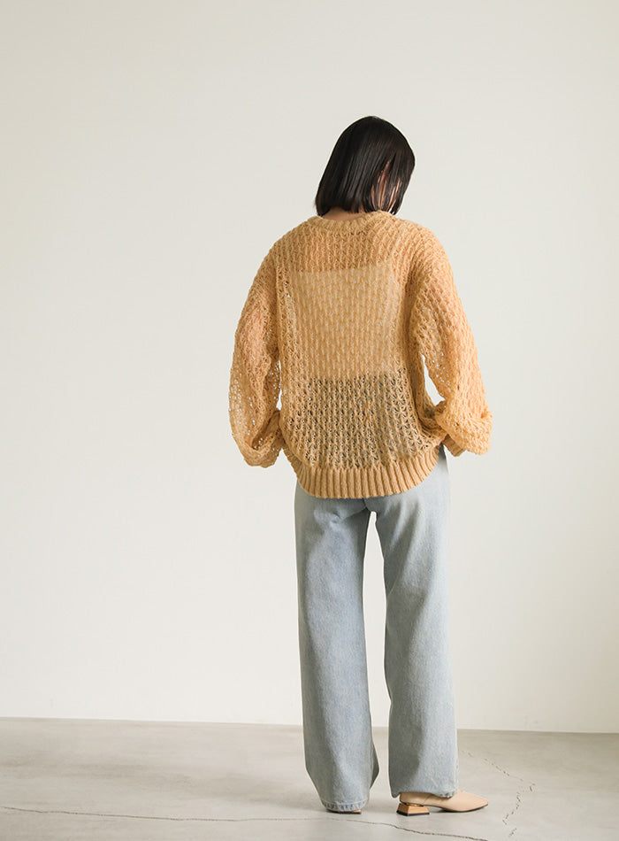 hemp leaf looseknit【SALE】