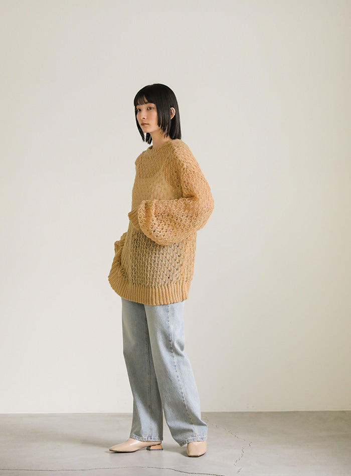 hemp leaf looseknit【SALE】
