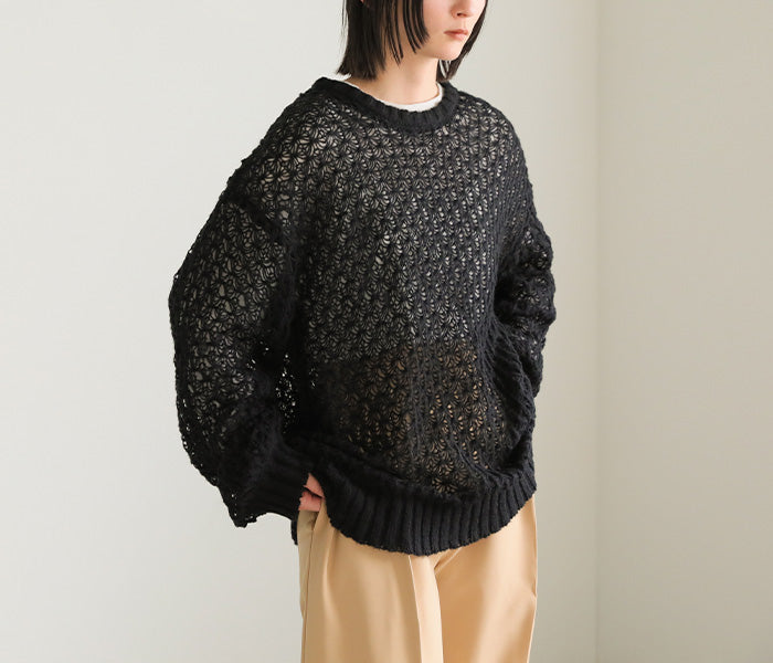 hemp leaf looseknit【SALE】