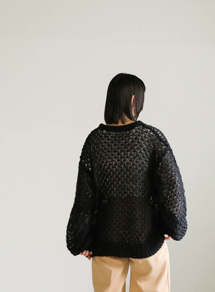 hemp leaf looseknit【SALE】