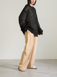 hemp leaf looseknit【SALE】