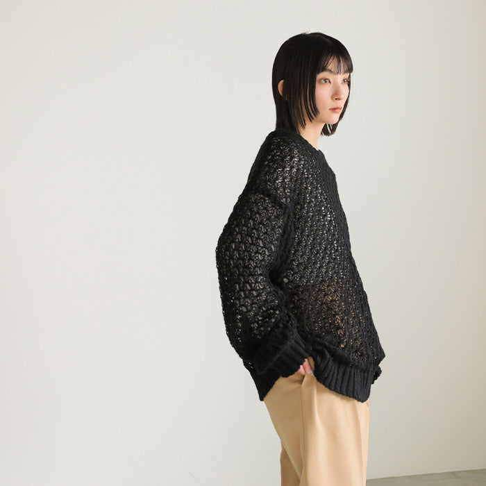 hemp leaf looseknit【SALE】