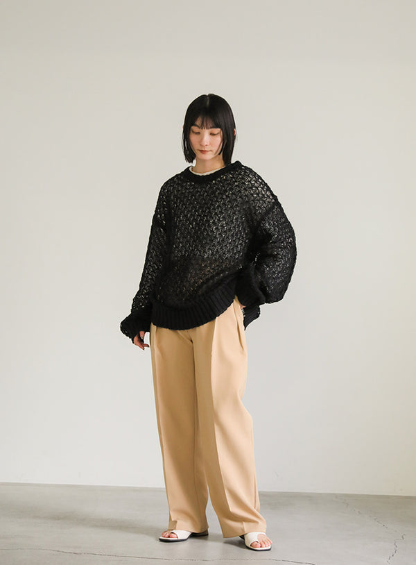 hemp leaf looseknit【SALE】