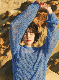 hemp leaf looseknit【SALE】