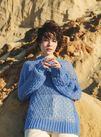 hemp leaf looseknit【SALE】