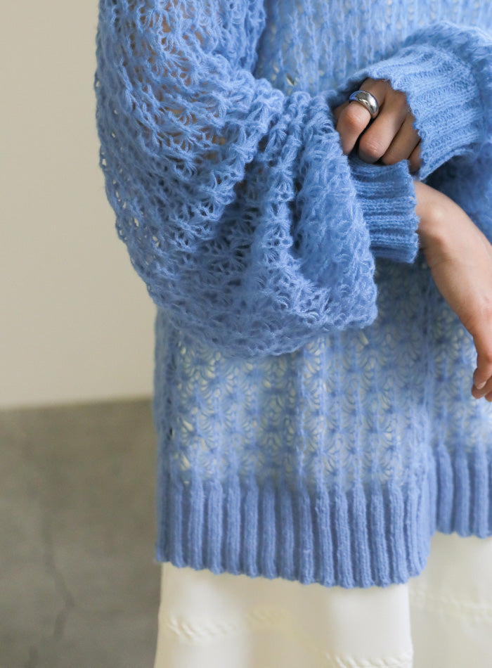 hemp leaf looseknit【SALE】