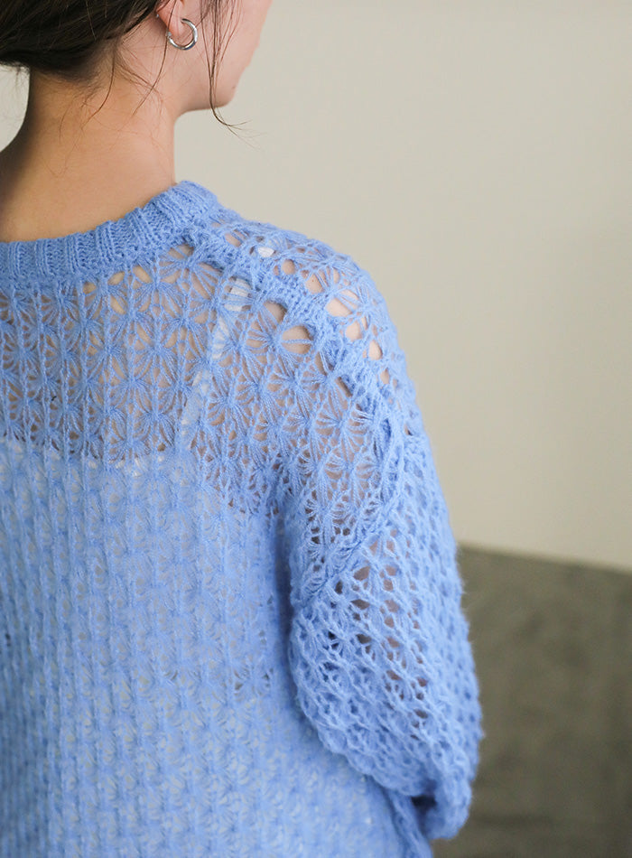 hemp leaf looseknit【SALE】