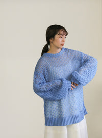 hemp leaf looseknit【SALE】