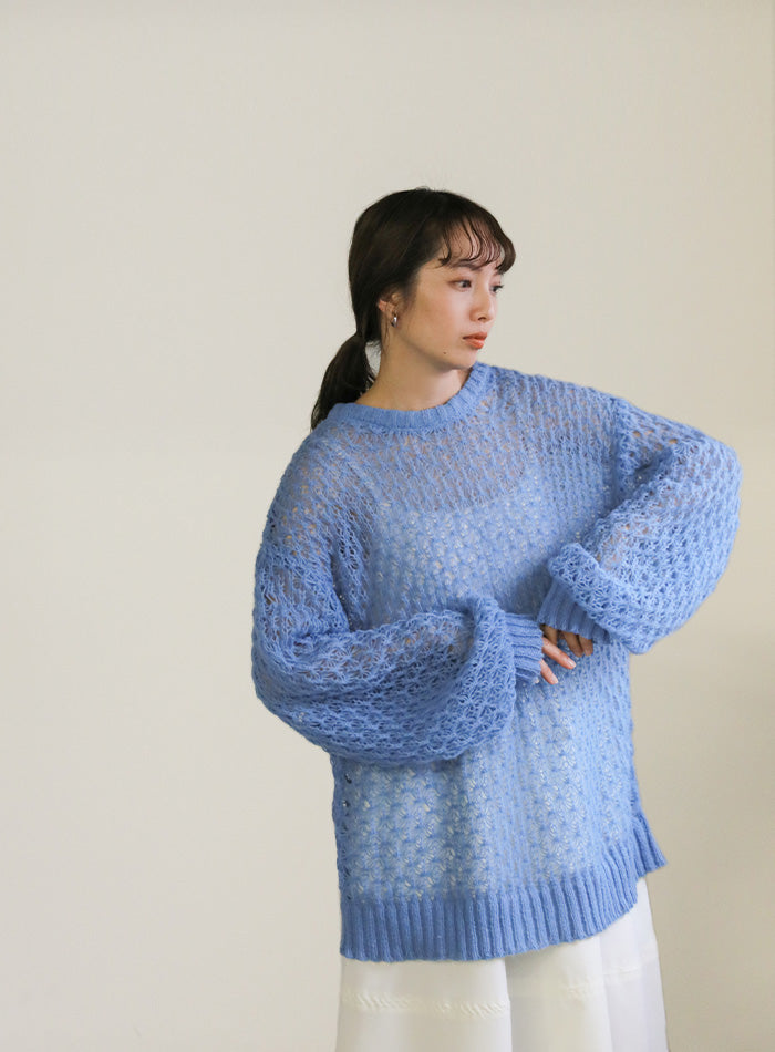 hemp leaf looseknit【SALE】