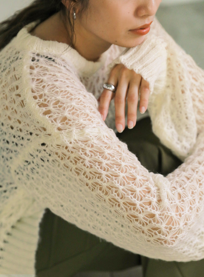 hemp leaf looseknit【SALE】