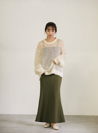 hemp leaf looseknit【SALE】
