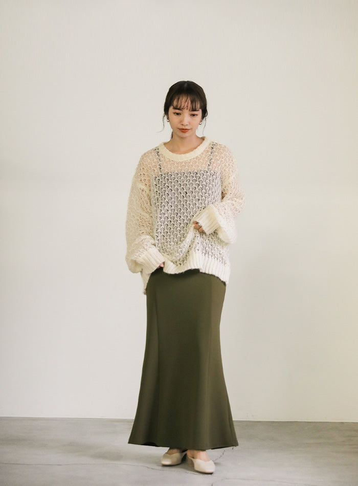 hemp leaf looseknit【SALE】