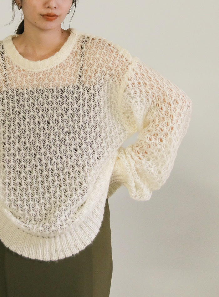 hemp leaf looseknit【SALE】