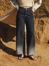 クロスウエストグラデーションデニム