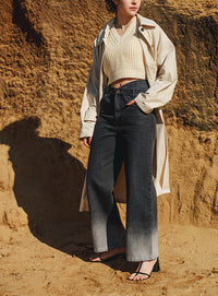 クロスウエストグラデーションデニム