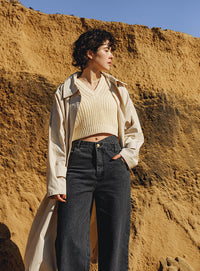 クロスウエストグラデーションデニム