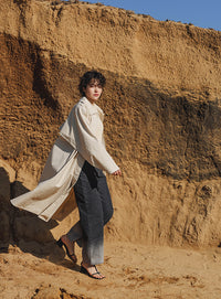 クロスウエストグラデーションデニム