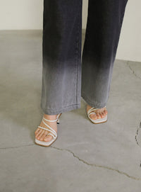 クロスウエストグラデーションデニム