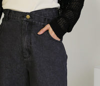 クロスウエストグラデーションデニム