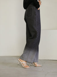 クロスウエストグラデーションデニム