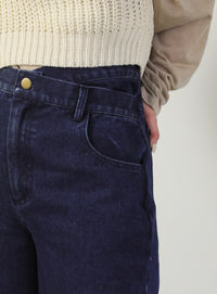 クロスウエストグラデーションデニム