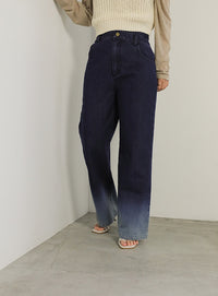 クロスウエストグラデーションデニム