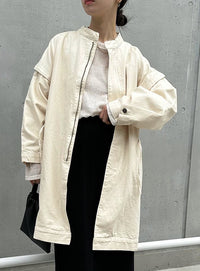 2wayデニムドローストリングアウター【SALE】