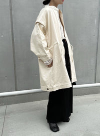 2wayデニムドローストリングアウター【SALE】