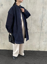 2wayデニムドローストリングアウター【SALE】