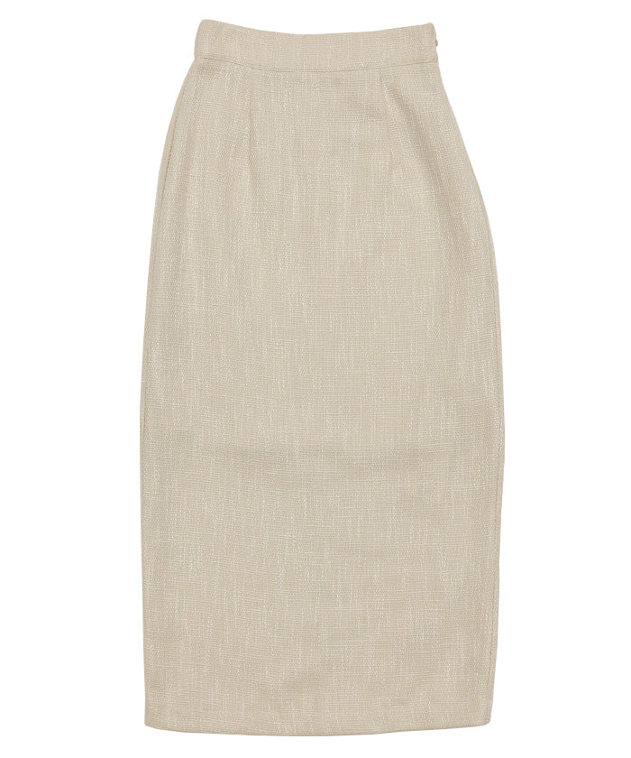 ツイードストレートスカート