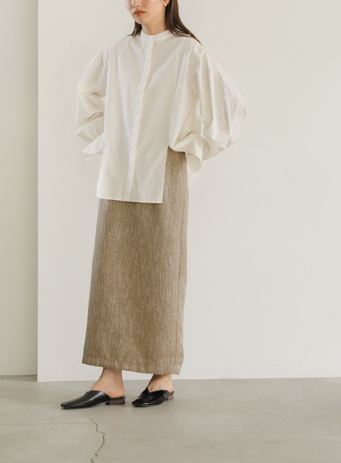 ツイードストレートスカート