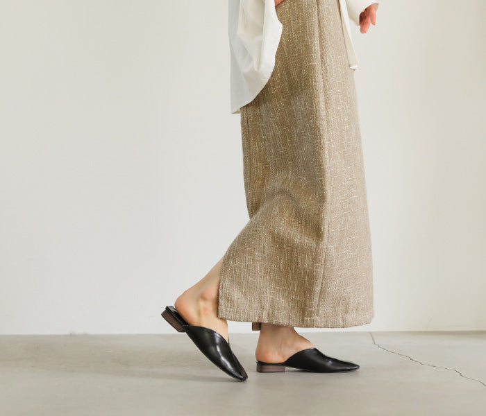 ツイードストレートスカート