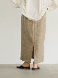 ツイードストレートスカート